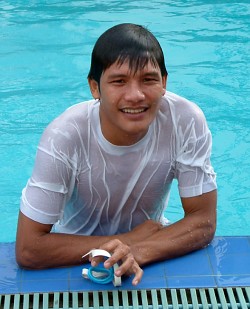 lifesaving training in clothes