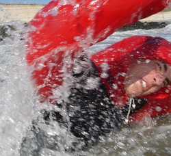 Cagoule jeans and shoes of sea swimming